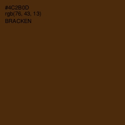 #4C2B0D - Bracken Color Image