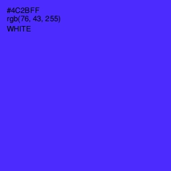 #4C2BFF - Purple Heart Color Image