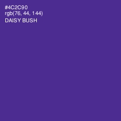 #4C2C90 - Daisy Bush Color Image