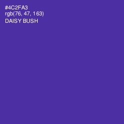 #4C2FA3 - Daisy Bush Color Image