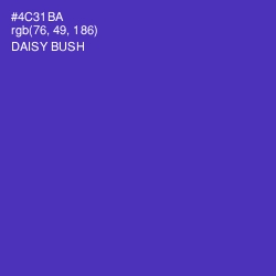 #4C31BA - Daisy Bush Color Image