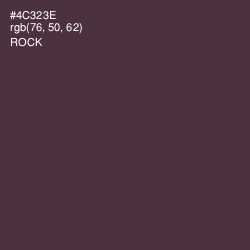 #4C323E - Rock Color Image