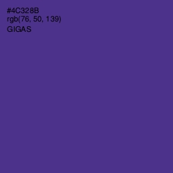 #4C328B - Gigas Color Image