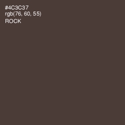 #4C3C37 - Rock Color Image