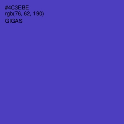 #4C3EBE - Gigas Color Image