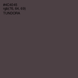 #4C4045 - Tundora Color Image