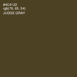 #4C4122 - Judge Gray Color Image