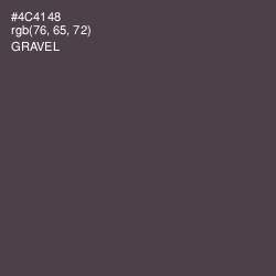 #4C4148 - Gravel Color Image