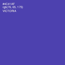 #4C41AF - Victoria Color Image