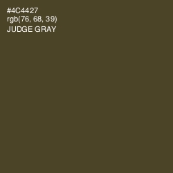 #4C4427 - Judge Gray Color Image