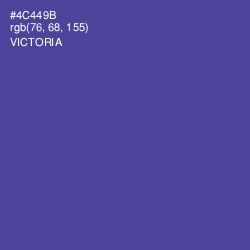 #4C449B - Victoria Color Image