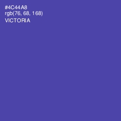 #4C44A8 - Victoria Color Image