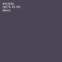 #4C4556 - Mako Color Image