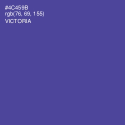 #4C459B - Victoria Color Image