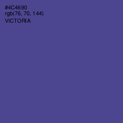 #4C4690 - Victoria Color Image