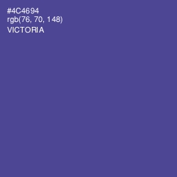 #4C4694 - Victoria Color Image