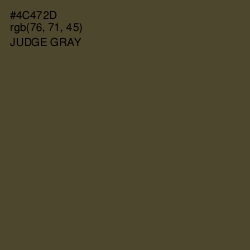 #4C472D - Judge Gray Color Image