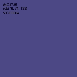 #4C4785 - Victoria Color Image