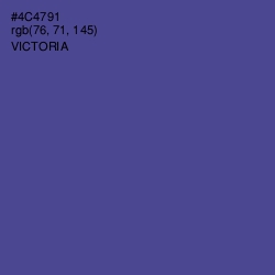 #4C4791 - Victoria Color Image
