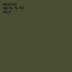 #4C4C32 - Kelp Color Image