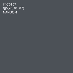 #4C5157 - Nandor Color Image