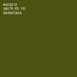 #4C5310 - Saratoga Color Image