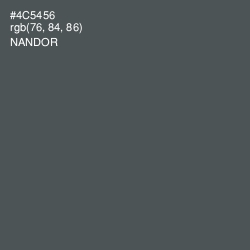 #4C5456 - Nandor Color Image