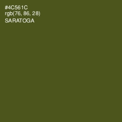 #4C561C - Saratoga Color Image