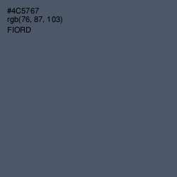 #4C5767 - Fiord Color Image