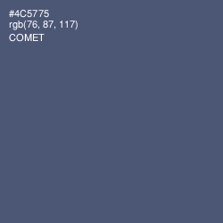 #4C5775 - Comet Color Image