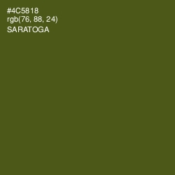 #4C5818 - Saratoga Color Image