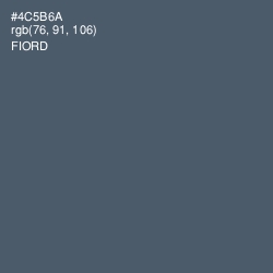#4C5B6A - Fiord Color Image