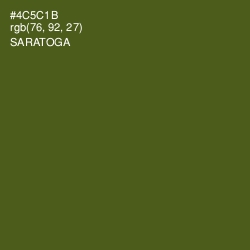 #4C5C1B - Saratoga Color Image