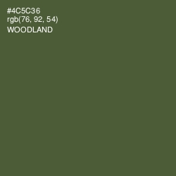 #4C5C36 - Woodland Color Image
