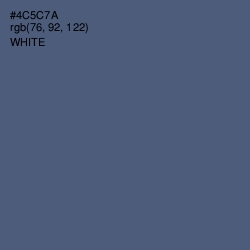 #4C5C7A - Comet Color Image