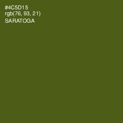 #4C5D15 - Saratoga Color Image