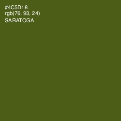 #4C5D18 - Saratoga Color Image