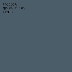 #4C5D6A - Fiord Color Image