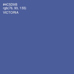 #4C5D9B - Victoria Color Image