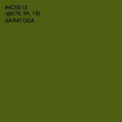 #4C5E12 - Saratoga Color Image