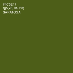 #4C5E17 - Saratoga Color Image