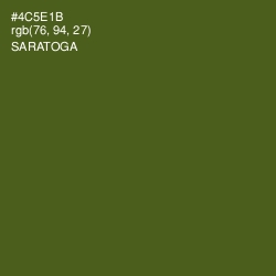 #4C5E1B - Saratoga Color Image