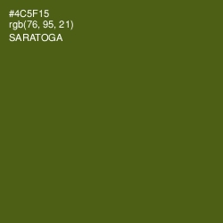 #4C5F15 - Saratoga Color Image