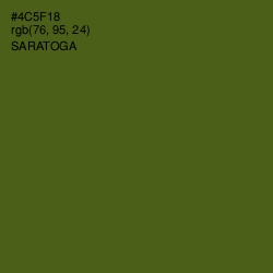 #4C5F18 - Saratoga Color Image