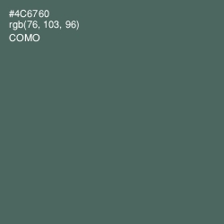 #4C6760 - Como Color Image