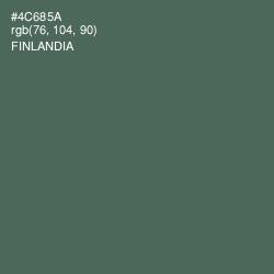 #4C685A - Finlandia Color Image