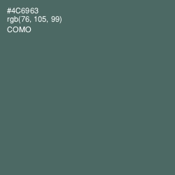 #4C6963 - Como Color Image