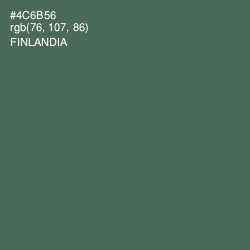 #4C6B56 - Finlandia Color Image