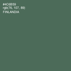 #4C6B59 - Finlandia Color Image