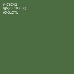 #4C6C42 - Axolotl Color Image